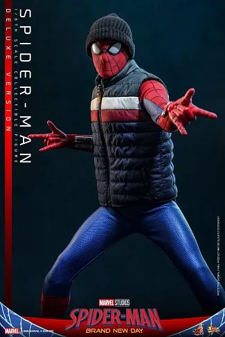Фигурка Spider-Man Deluxe — Hot Toys MMS893 Spider-Man Brand New Day 1/6