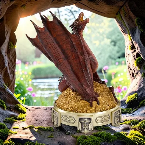 Статуэтка Смауга — Noble Collection The Hobbit Incense Burner Smaug