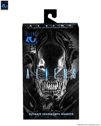 Фигурка Чужого — Neca Aliens 40 Anniversary Ultimate Alien Warrior Black
