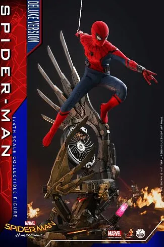 Фигурка Спайдермен — Hot Toys Spider-Man Homecoming Quarter Scale 1/4 Deluxe