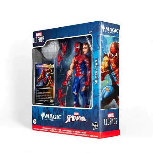 Фигурка Battle-Damaged Spiderman — Hasbro Marvel Legends Magic the Gathering Figure