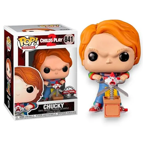 Фигурка Chucky w Buddy Giant Scissors — Funko POP! Horror 841