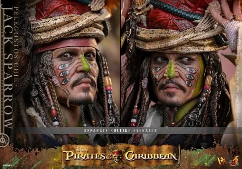 Фигурка Jack Sparrow Pelegostos Chief — Hot Toys DX38 Pirates Of The Caribbean 1/6