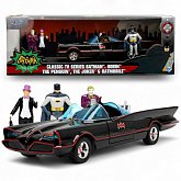 Модель Бэтмобиля — Batman TV Series 1966 Diecast Model 1/24 Batmobile w figure
