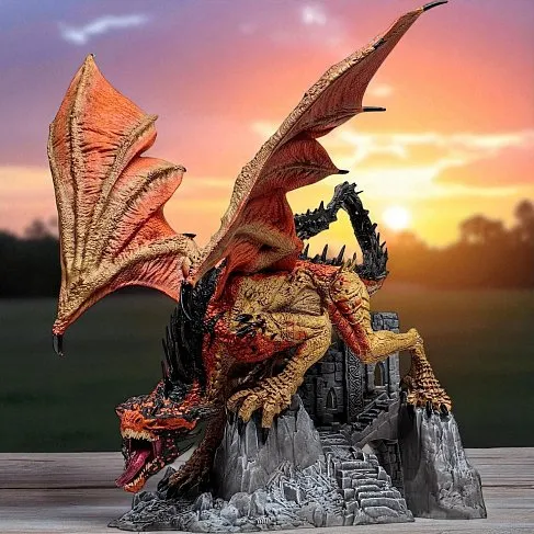 Фигурка Tora Berserker Clan Dragon — McFarlane Toys Dragons Series 8 Gold Label