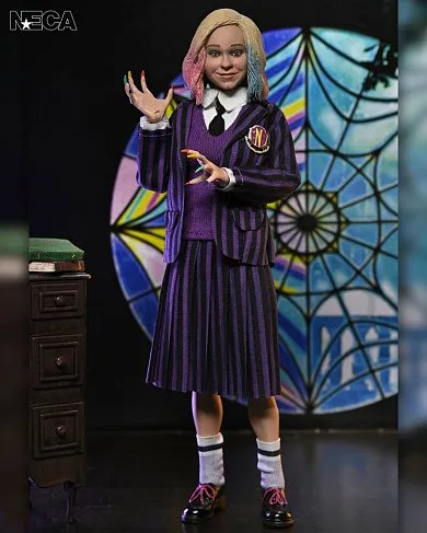 Фигурка Wednesday Addams and Enid Sinclair Nevermore Uniforms — Neca Clothed Action Figure