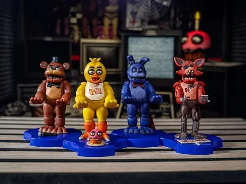 Фигурка-подставка ФНАФ — Mini Cable Guy Freddy Five Nights at Freddys Exquisite Gaming
