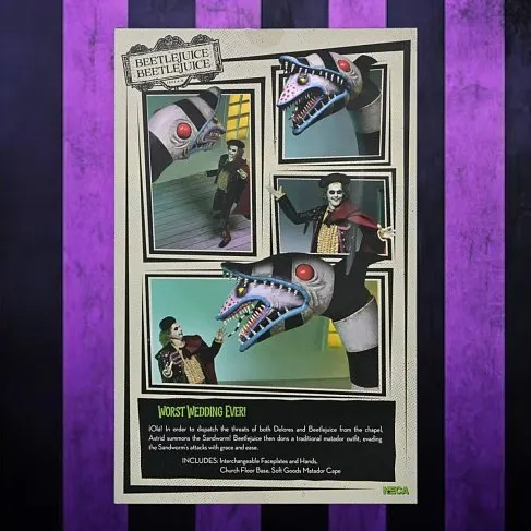 Фигурка Matador Beetlejuice w Sandworm 2-Pack — Neca Beetlejuice Beetlejuice Ultimate Figure