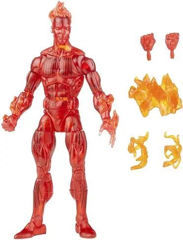 Фигурка Vintage Human Torch — Hasbro Fantastic Four Marvel Legends