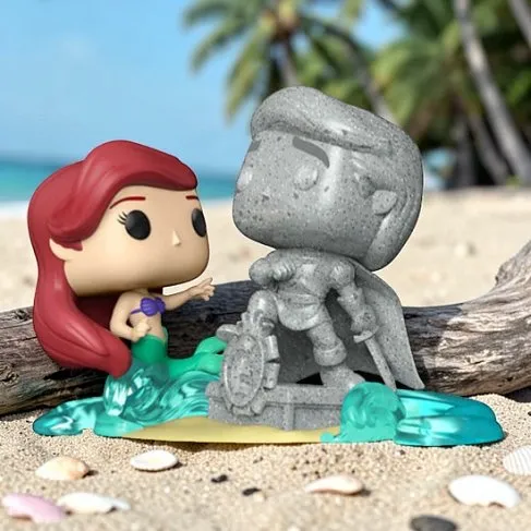 Фигурка Little Mermaid Ariel w Statue Eric Exclusive — Funko Pop! Vinyl Disney Ultimate Princess 1169
