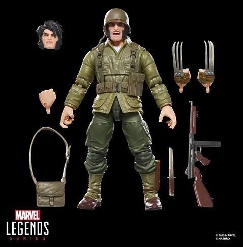 Фигурка Wolverine WWII Logan — Hasbro Marvel Legends Executioner BAF