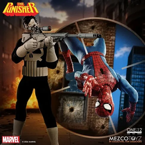 Фигурка Каратель — Mezco Marvel 1/12 Punisher