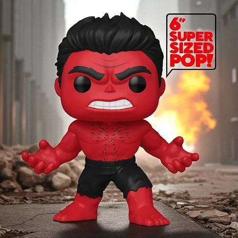 Фигурка Captain America Brave New World Red Hulk Super 6-Inch — Funko Pop! Vinyl 1366