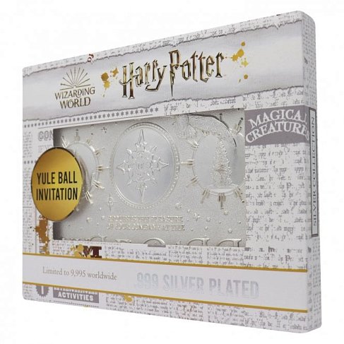 Реплика Yule Ball Metal Invitation — Noble Collection Harry Potter Replica