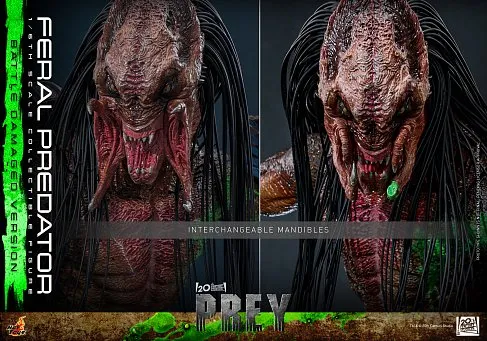 Фигурка Хищник Feral Predator Battle Damaged Version — Hot Toys TMS173 Prey 1/6