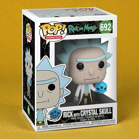 Фигурка Rick & Morty Rick w Crystal Skull — Funko Pop! 692