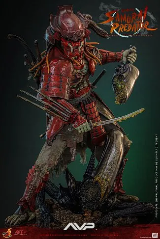 Фигурка Akaoni Samurai Predator — Hot Toys AC06 Alien vs Predator 1/6