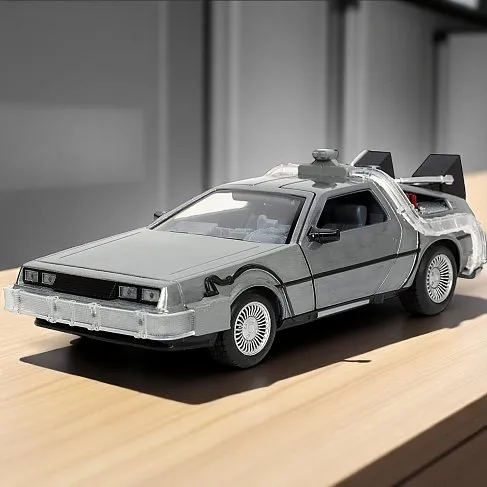 Модель ДеЛориан — Back to the Future Die-Cast Time Machine 1/24