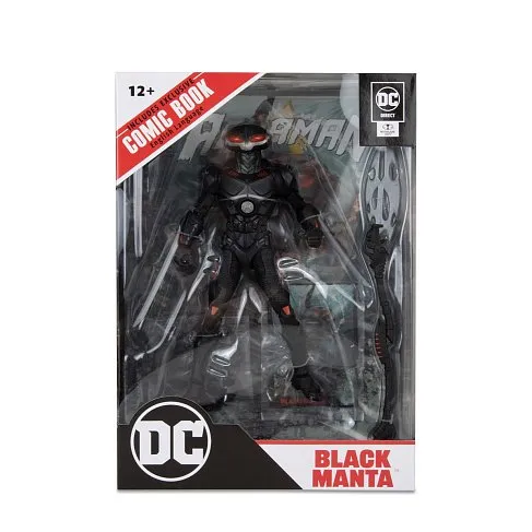 Фигурка Black Manta Page Punchers — McFarlane Toys w Comic Book