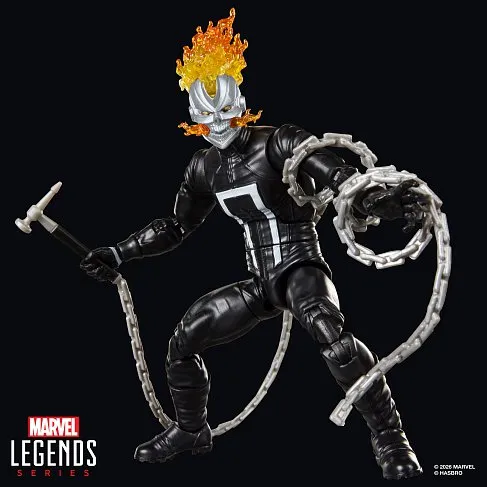 Фигурка Ghost Rider Robbie Reyes — Hasbro Marvel Legends BAF Box Figure