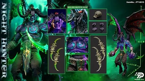 Фигурка Warcraft Illidan — Premier Toys PT-0015 Nighthunter 1/6
