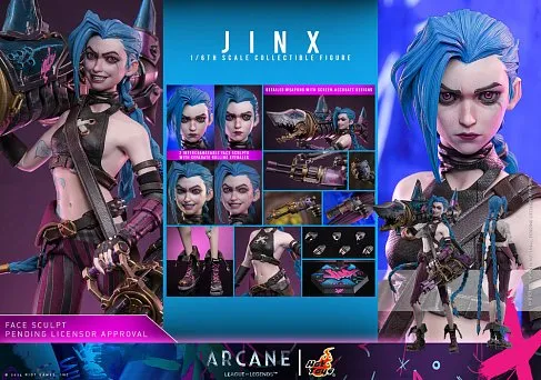 Фигурка Джинкс Аркейн — Hot Toys TMS137 Arcane Jinx 1/6