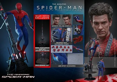 Фигурка Amazing Spider-Man — Hot Toys MMS772 Deluxe Version 1/6