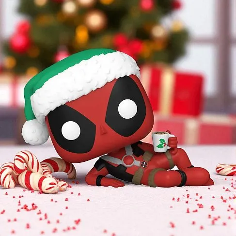 Фигурка Deadpool — Marvel Holiday Funko Pop! Vinyl 1442 BD