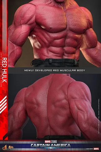 Фигурка Red Hulk — Hot Toys MMS797 Captain America Brave New World 1/6
