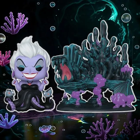 Фигурка Ursula and Lair — Funko Pop! Vinyl Town Villains 43