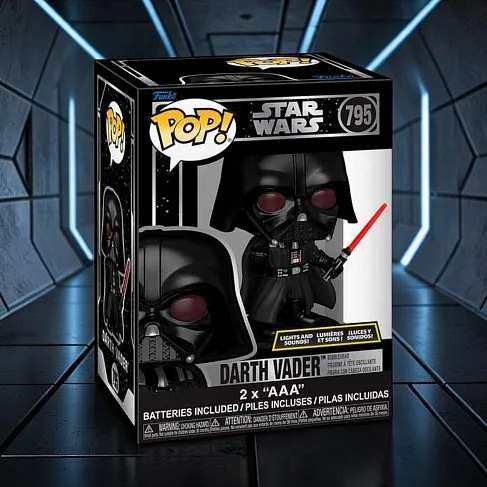 Фигурка Darth Vader — Funko Star Wars POP! Sound Light Up 795