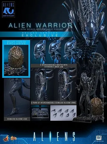 Фигурка Чужой — Hot Toys MMS899 Aliens Alien Warrior 1/6 Deluxe Version