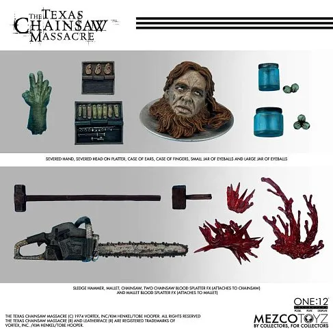 Фигурка Leatherface 2003 — Mezco The Texas Chainsaw Massacre 1/12