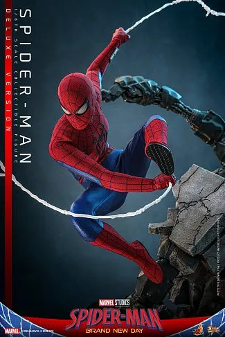 Фигурка Spider-Man Deluxe — Hot Toys MMS893 Spider-Man Brand New Day 1/6