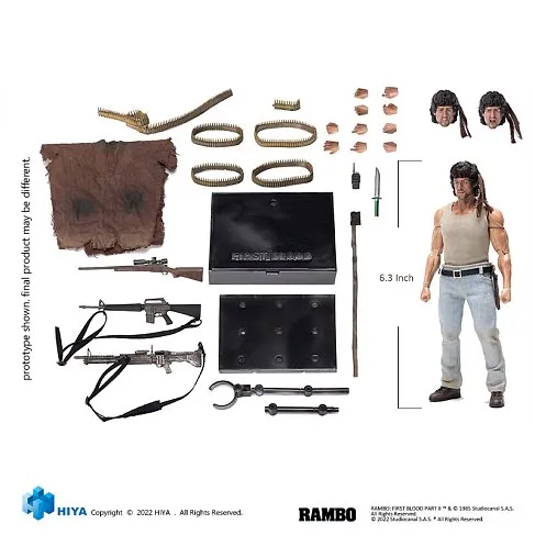Фигурка Рэмбо — Hiya Toys Rambo 1/12 Figure