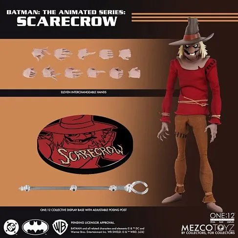 Фигурка Batman Animated Series Scarecrow — Mezco One 12 Collective