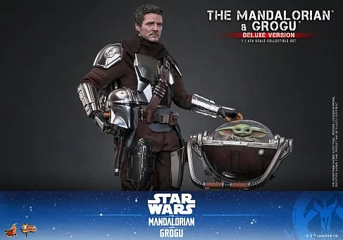Фигурки Мандалорец и Грогу — Hot Toys MMS872 The Mandalorian and Grogu 1/6 Deluxe