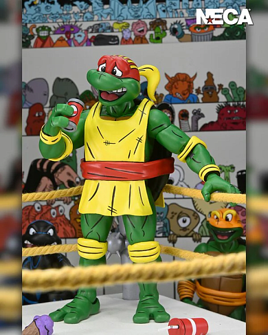 Фигурки Stump Wrestling 4-pack — Neca Teenage Mutant Ninja Turtles Archie Comics