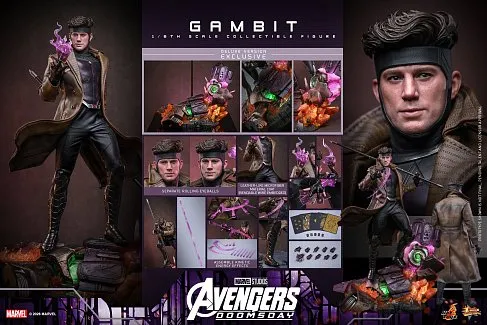 Фигурка Gambit (Deluxe) — Hot Toys MMS911 Avengers Doomsday 1/6