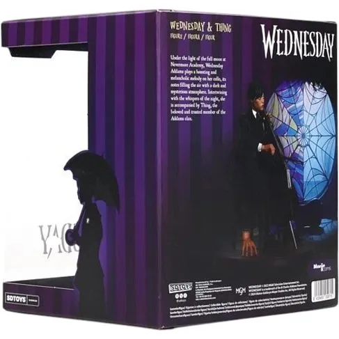 Фигурка Уэнсдей SD Toys Wednesday With Cello And Thing PVC Statue 