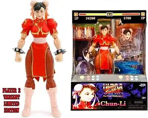 Фигурка Chun-Li Red Dress — Jada Ultra Street Fighter II Figure