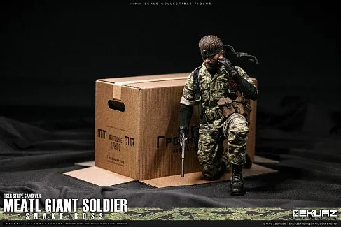 Фигурка Metal Gear Solid — Ekuaz Studio EKS010 Snake Boss Tiger Stripe Camo 1/6 