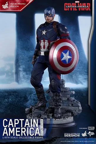 Фигурка Капитана Америки — Hot Toys MMS360 Captain America Civil War Exclusive 1/6
