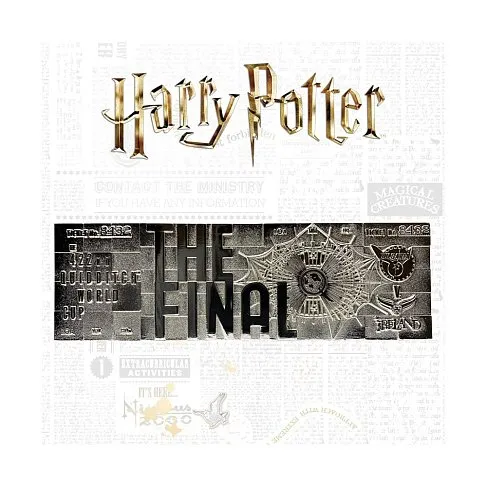 Реплика Quidditch World Cup Final Metal Ticket — Noble Collection Harry Potter Replica