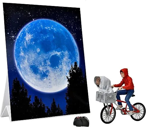 Фигурка Инопланетянин — Neca 40th Anniversary ET Elliott on Bicycle Ultimate