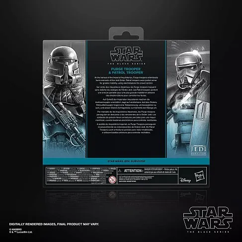 Фигурки Jedi Survivor Purge Trooper And Patrol Trooper — Hasbro Star Wars Black Series Figure