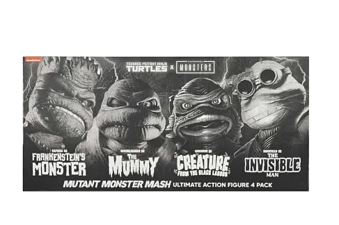 Набор Черепашки-Ниндзя — Neca Universal Monsters x Teenage Mutant Ninja Turtles