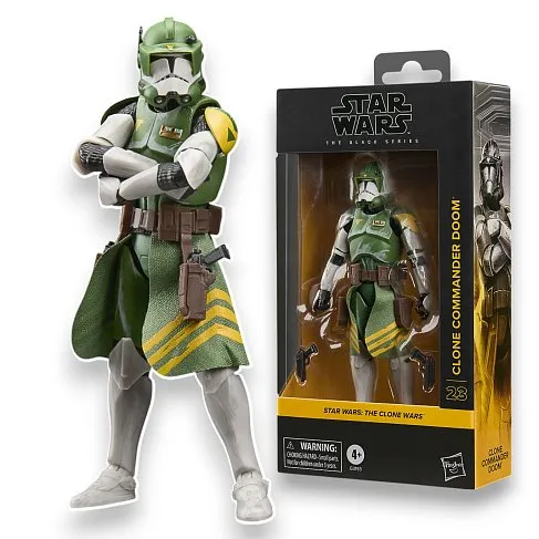 Фигурка Clone Wars Clone Commander Doom — Hasbro Star Wars Black Series Figure