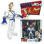 Фигурка Червяк Джим — Earthworm Jim and Snot Action Figure