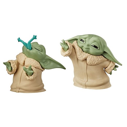 Фигурки Малыш Йода — Hasbro The Mandalorian Baby Bounties Frog Force Mini Figures